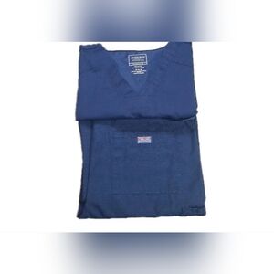 Cherokee Workwear Revolution Unisex Scrub Set Medium 4100 Navy Blue